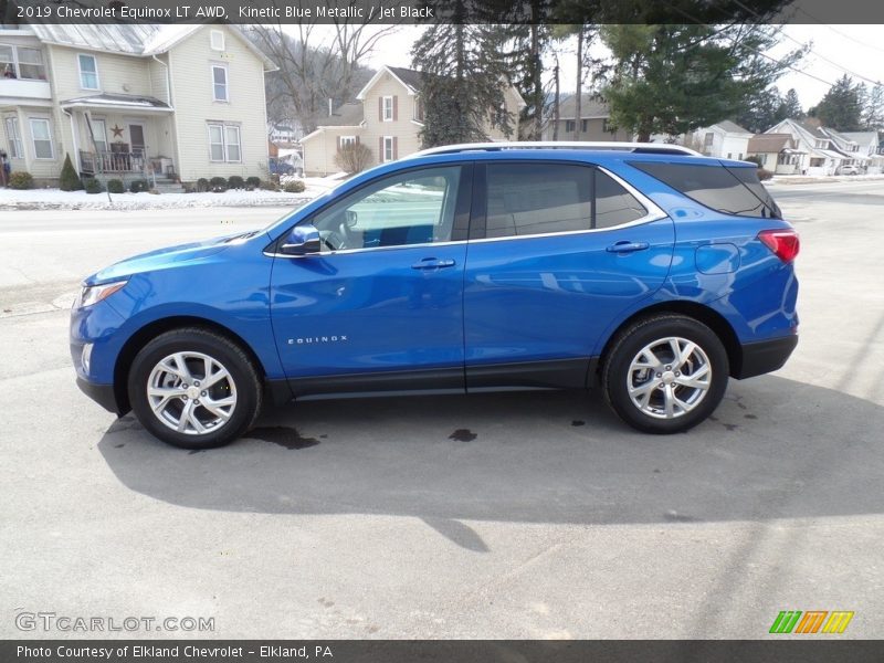Kinetic Blue Metallic / Jet Black 2019 Chevrolet Equinox LT AWD
