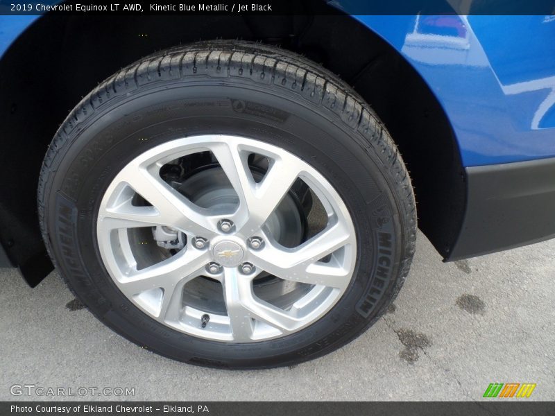 Kinetic Blue Metallic / Jet Black 2019 Chevrolet Equinox LT AWD