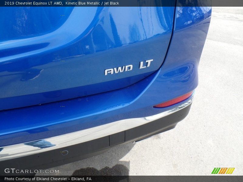 Kinetic Blue Metallic / Jet Black 2019 Chevrolet Equinox LT AWD