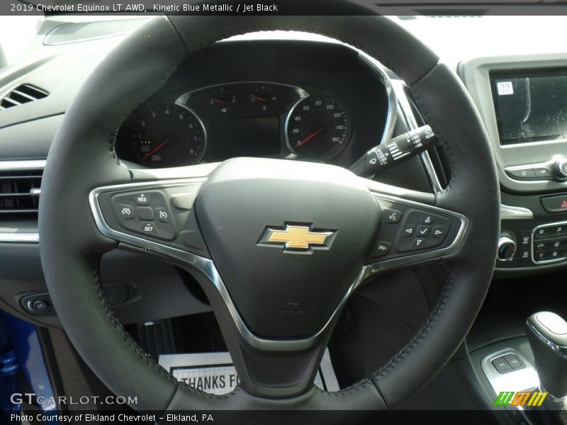 Kinetic Blue Metallic / Jet Black 2019 Chevrolet Equinox LT AWD