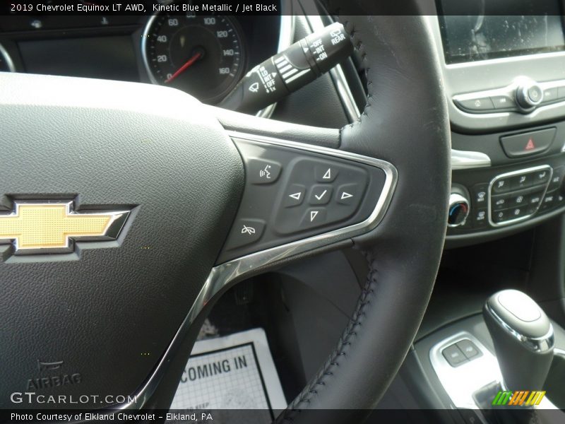 Kinetic Blue Metallic / Jet Black 2019 Chevrolet Equinox LT AWD