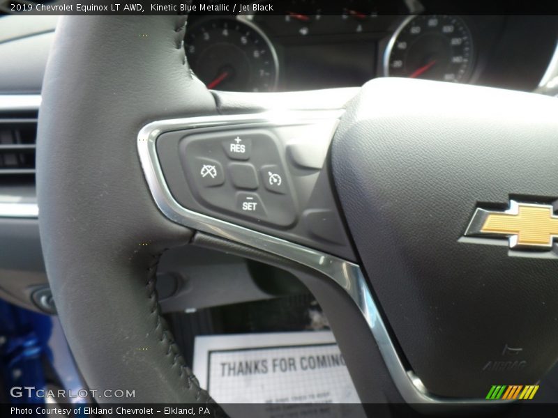 Kinetic Blue Metallic / Jet Black 2019 Chevrolet Equinox LT AWD