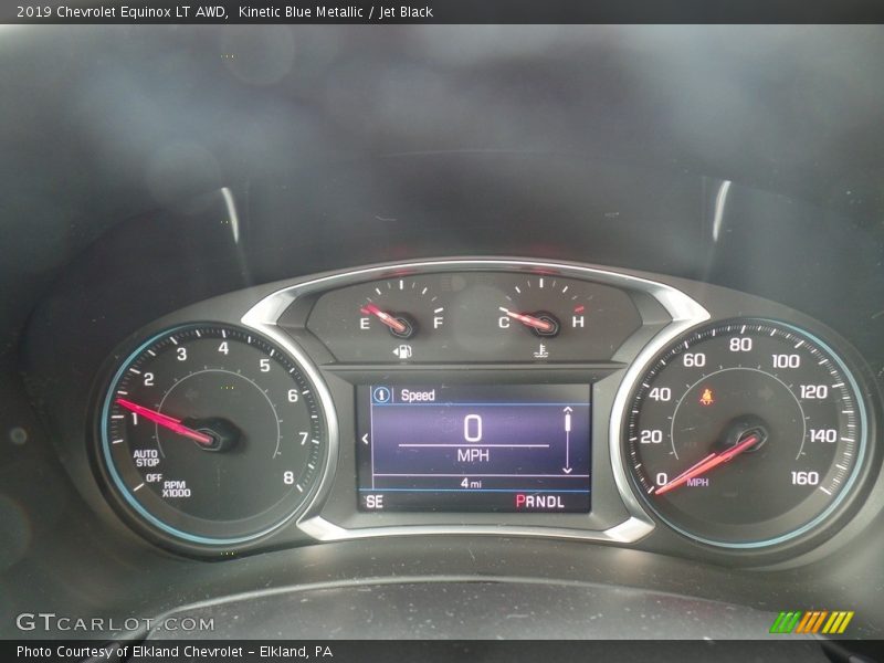 Kinetic Blue Metallic / Jet Black 2019 Chevrolet Equinox LT AWD