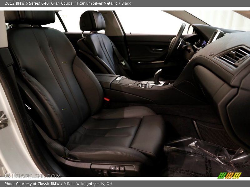Titanium Silver Metallic / Black 2013 BMW 6 Series 640i Gran Coupe