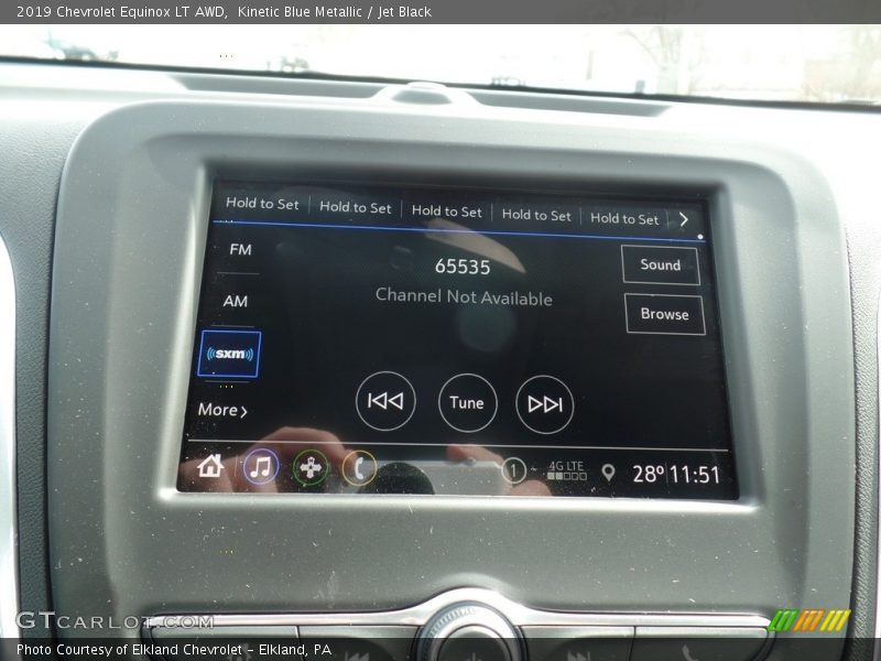 Kinetic Blue Metallic / Jet Black 2019 Chevrolet Equinox LT AWD