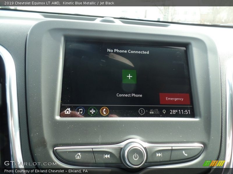 Kinetic Blue Metallic / Jet Black 2019 Chevrolet Equinox LT AWD
