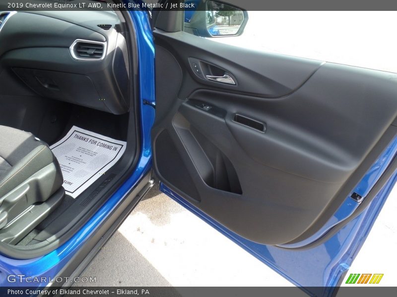 Kinetic Blue Metallic / Jet Black 2019 Chevrolet Equinox LT AWD