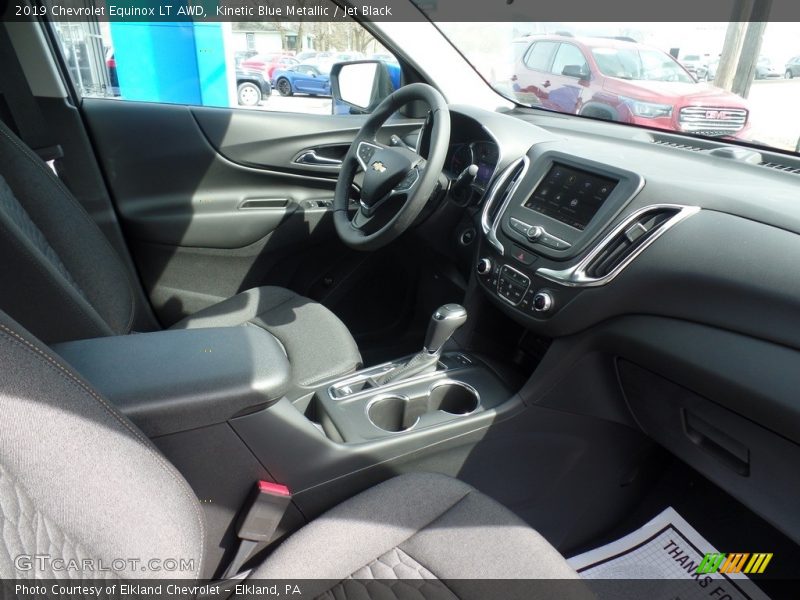 Kinetic Blue Metallic / Jet Black 2019 Chevrolet Equinox LT AWD
