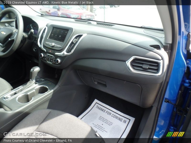 Kinetic Blue Metallic / Jet Black 2019 Chevrolet Equinox LT AWD