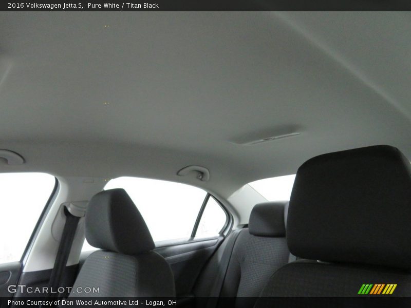 Pure White / Titan Black 2016 Volkswagen Jetta S
