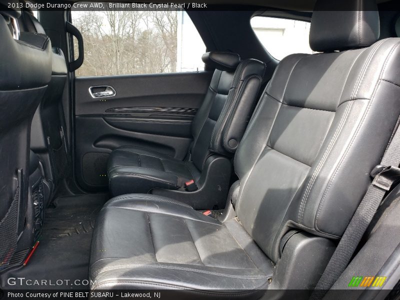 Brilliant Black Crystal Pearl / Black 2013 Dodge Durango Crew AWD