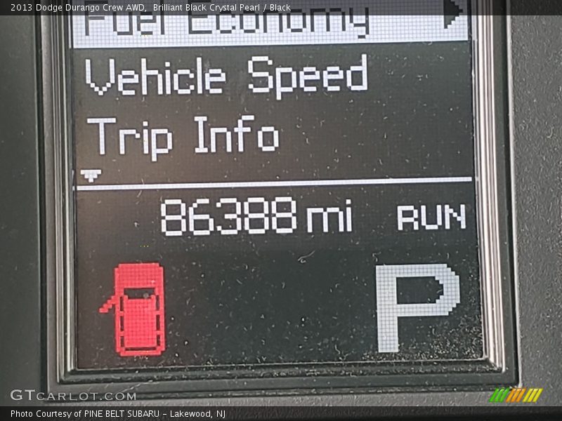 Brilliant Black Crystal Pearl / Black 2013 Dodge Durango Crew AWD