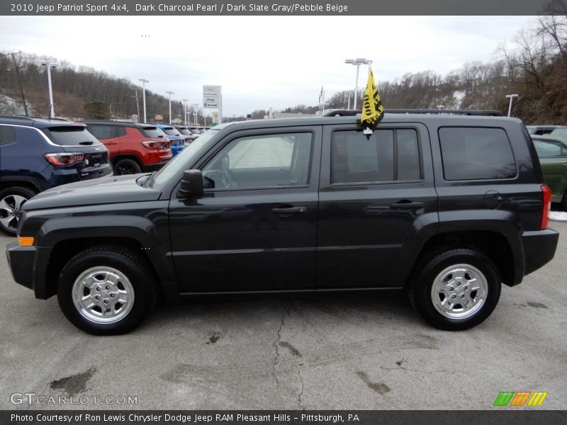 Dark Charcoal Pearl / Dark Slate Gray/Pebble Beige 2010 Jeep Patriot Sport 4x4