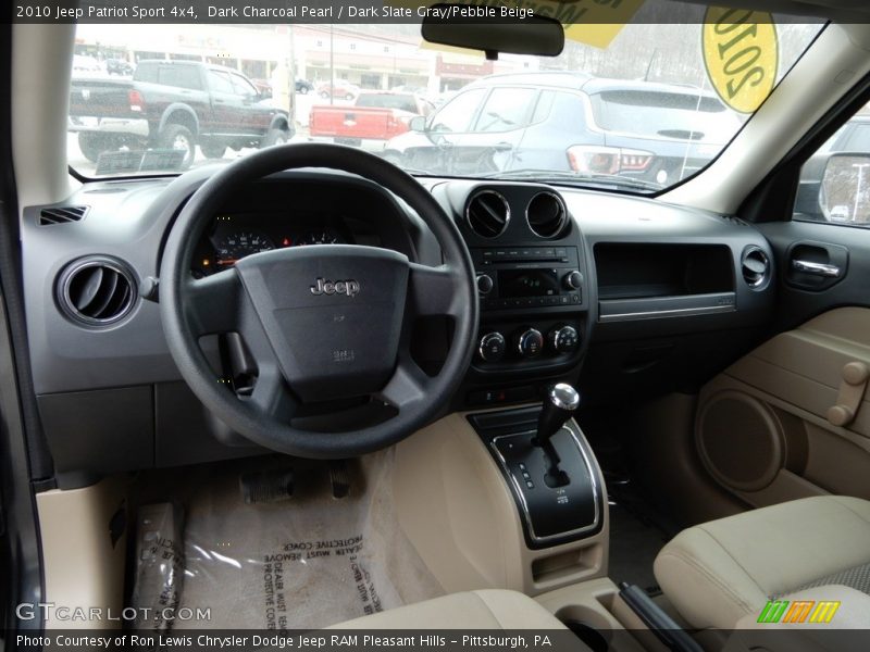 Dark Charcoal Pearl / Dark Slate Gray/Pebble Beige 2010 Jeep Patriot Sport 4x4