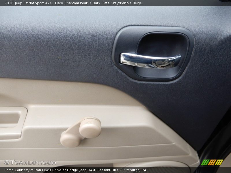 Dark Charcoal Pearl / Dark Slate Gray/Pebble Beige 2010 Jeep Patriot Sport 4x4