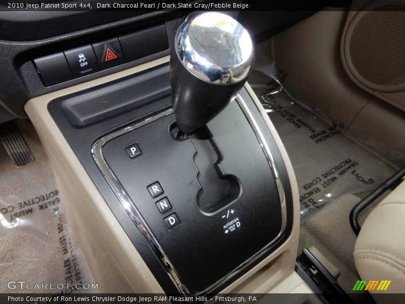 Dark Charcoal Pearl / Dark Slate Gray/Pebble Beige 2010 Jeep Patriot Sport 4x4