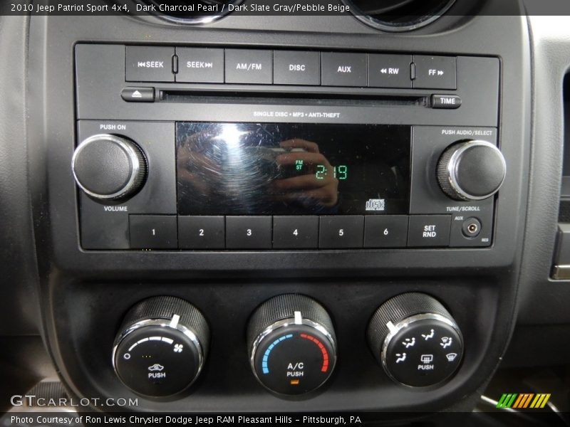 Dark Charcoal Pearl / Dark Slate Gray/Pebble Beige 2010 Jeep Patriot Sport 4x4