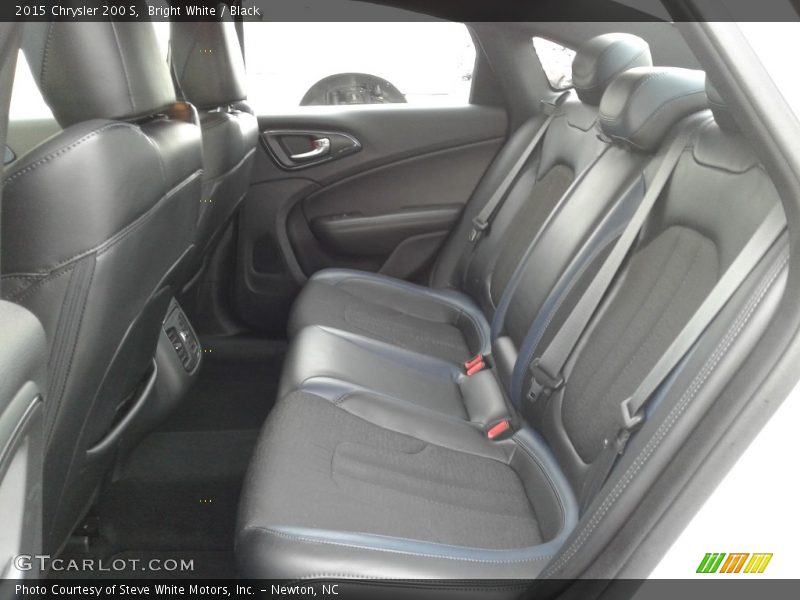 Bright White / Black 2015 Chrysler 200 S