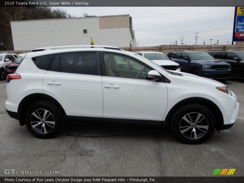 Super White / Nutmeg 2016 Toyota RAV4 XLE