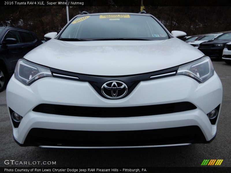 Super White / Nutmeg 2016 Toyota RAV4 XLE