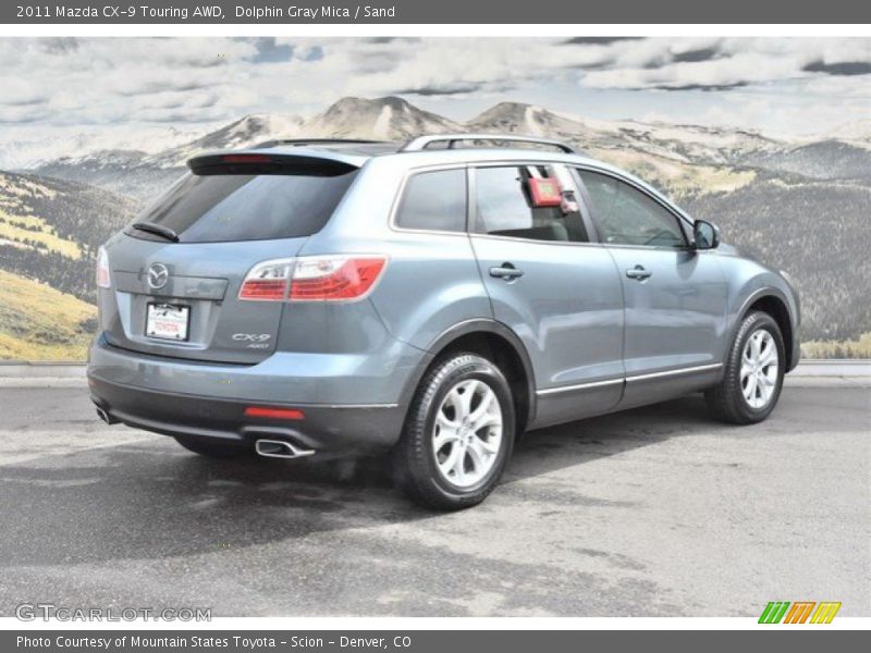 Dolphin Gray Mica / Sand 2011 Mazda CX-9 Touring AWD