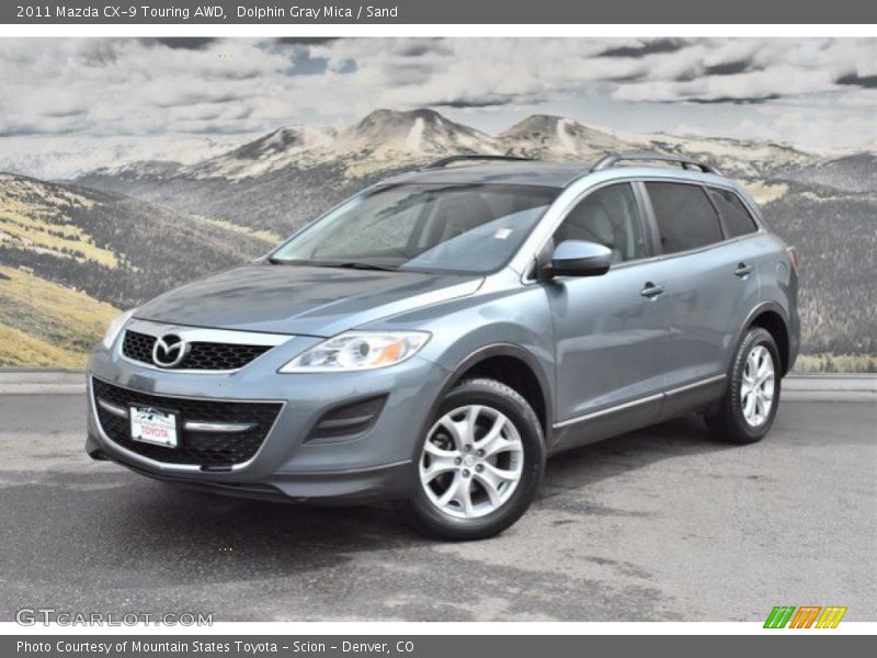 Dolphin Gray Mica / Sand 2011 Mazda CX-9 Touring AWD