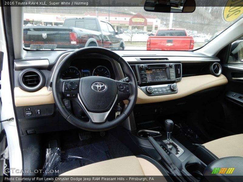 Super White / Nutmeg 2016 Toyota RAV4 XLE