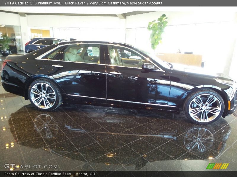 Black Raven / Very Light Cashmere/Maple Sugar Accents 2019 Cadillac CT6 Platinum AWD