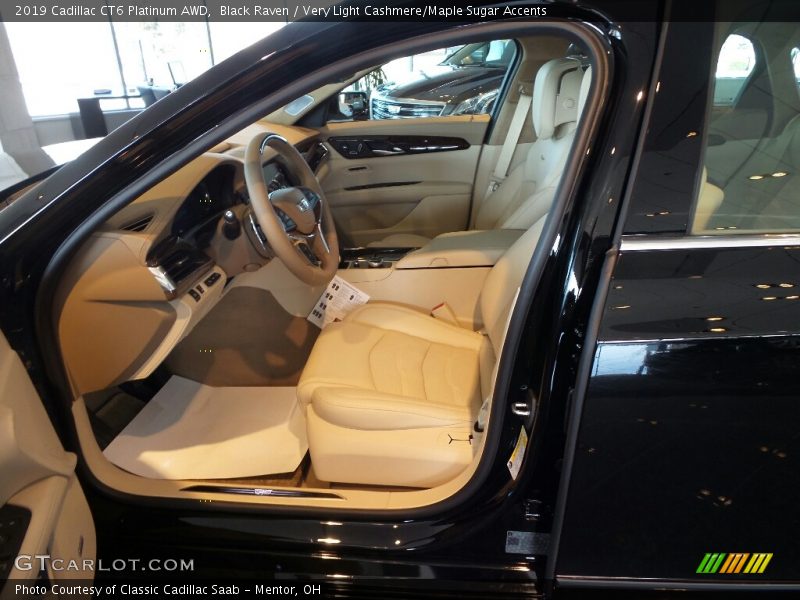 Black Raven / Very Light Cashmere/Maple Sugar Accents 2019 Cadillac CT6 Platinum AWD