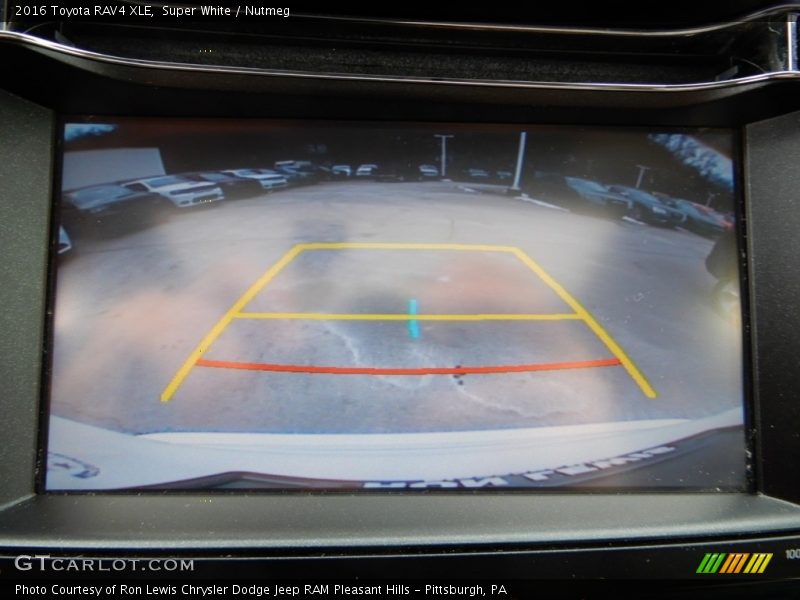 Super White / Nutmeg 2016 Toyota RAV4 XLE