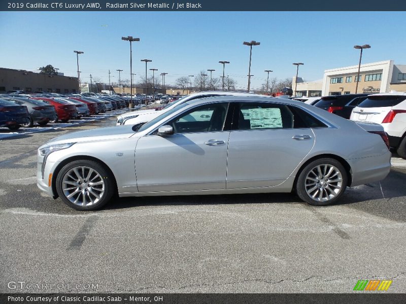 Radiant Silver Metallic / Jet Black 2019 Cadillac CT6 Luxury AWD