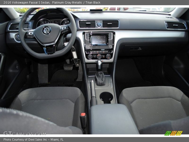 Platinum Gray Metallic / Titan Black 2016 Volkswagen Passat S Sedan