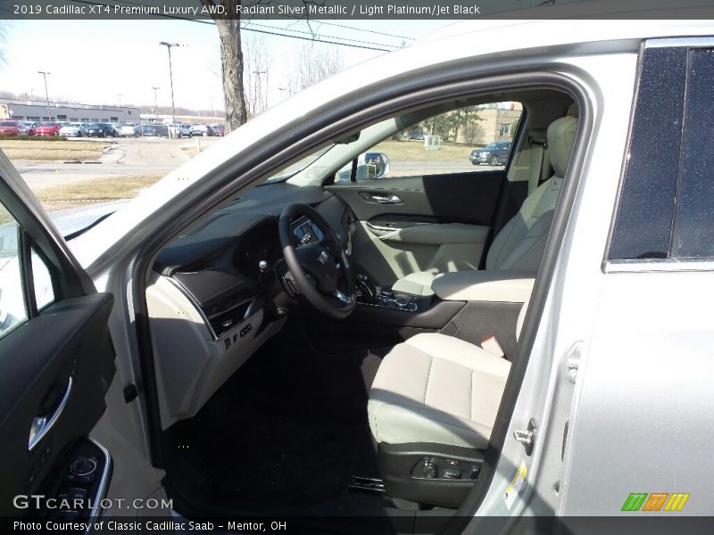 Radiant Silver Metallic / Light Platinum/Jet Black 2019 Cadillac XT4 Premium Luxury AWD