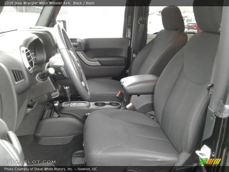 Black / Black 2016 Jeep Wrangler Willys Wheeler 4x4