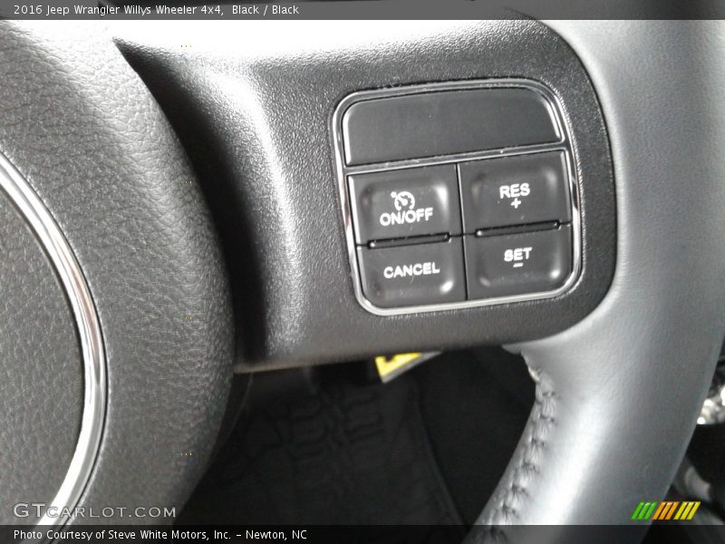 Black / Black 2016 Jeep Wrangler Willys Wheeler 4x4