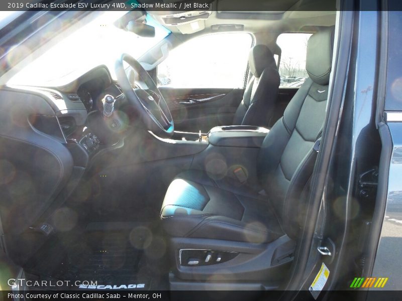 Shadow Metallic / Jet Black 2019 Cadillac Escalade ESV Luxury 4WD