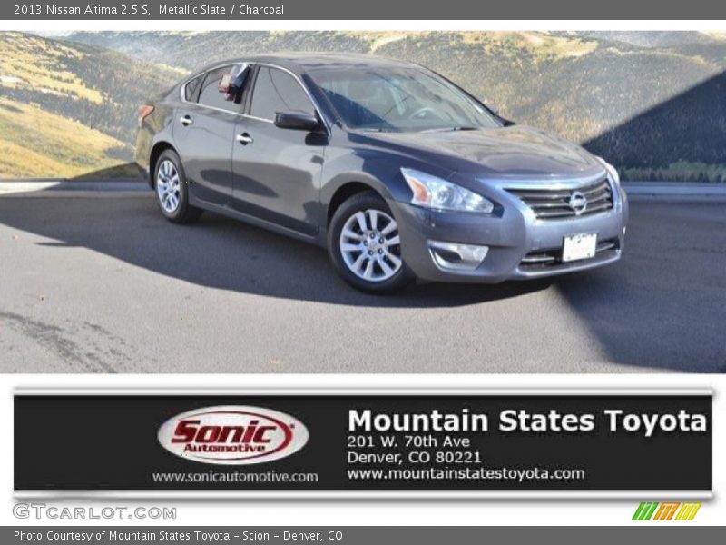 Metallic Slate / Charcoal 2013 Nissan Altima 2.5 S