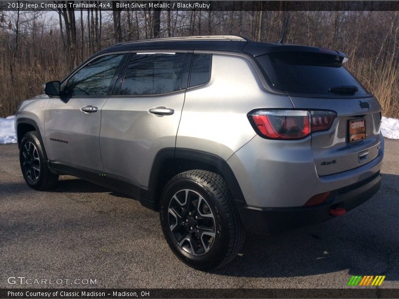 Billet Silver Metallic / Black/Ruby 2019 Jeep Compass Trailhawk 4x4