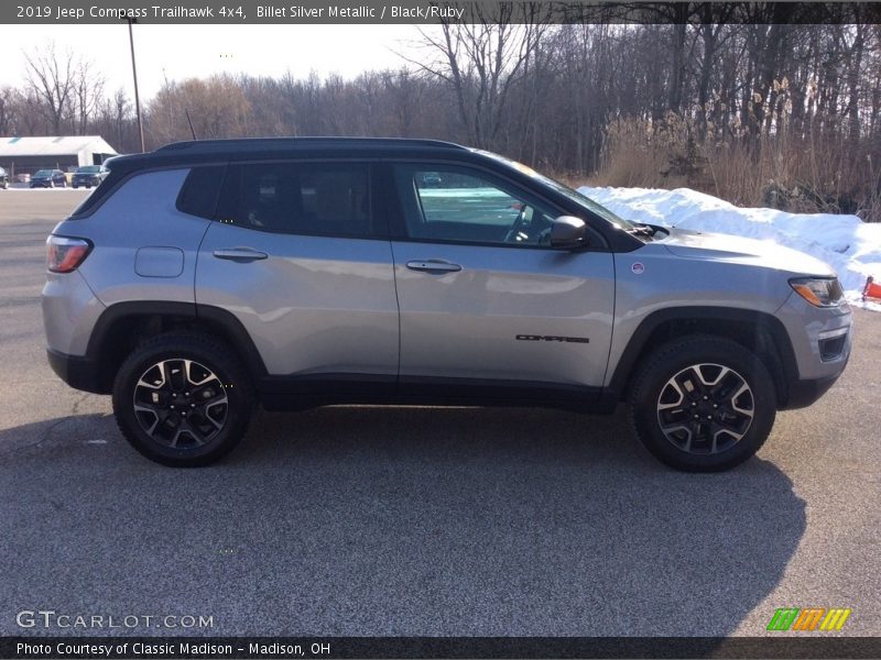 Billet Silver Metallic / Black/Ruby 2019 Jeep Compass Trailhawk 4x4