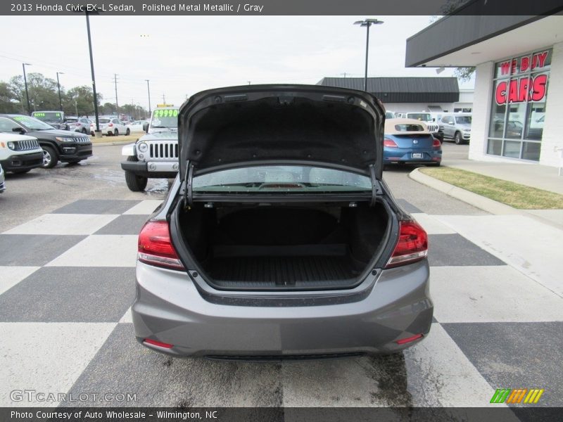 Polished Metal Metallic / Gray 2013 Honda Civic EX-L Sedan