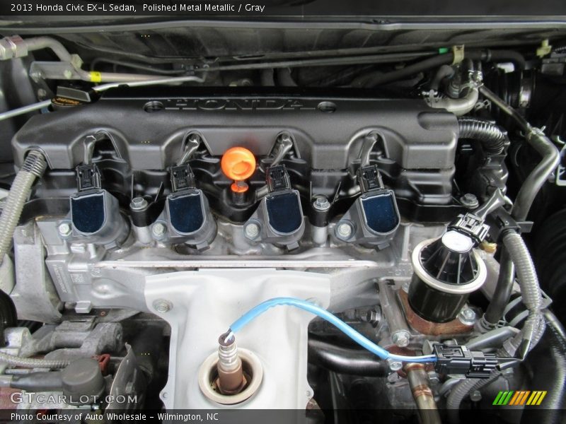 Polished Metal Metallic / Gray 2013 Honda Civic EX-L Sedan
