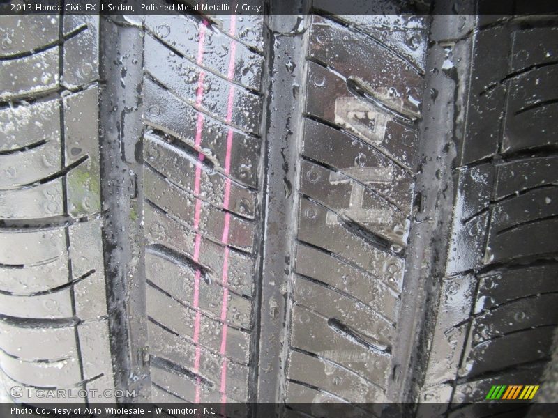 Polished Metal Metallic / Gray 2013 Honda Civic EX-L Sedan