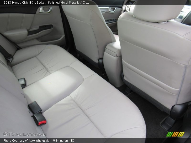 Polished Metal Metallic / Gray 2013 Honda Civic EX-L Sedan