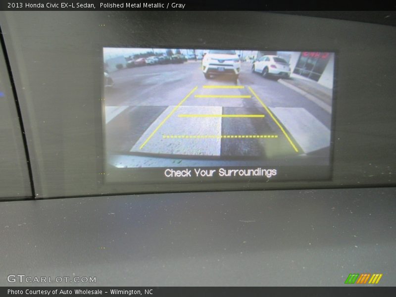 Polished Metal Metallic / Gray 2013 Honda Civic EX-L Sedan