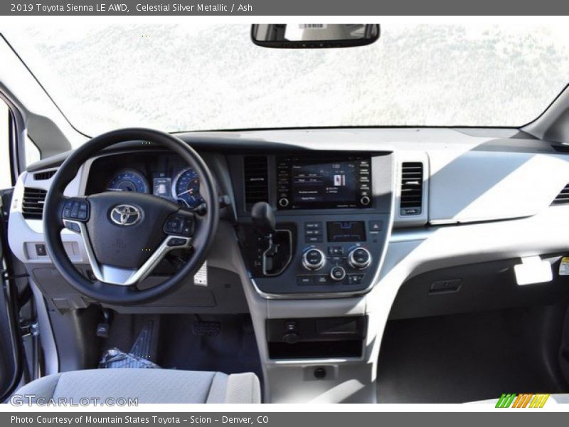 Celestial Silver Metallic / Ash 2019 Toyota Sienna LE AWD