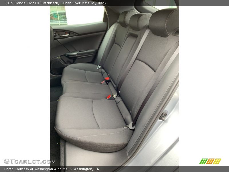 Lunar Silver Metallic / Black 2019 Honda Civic EX Hatchback