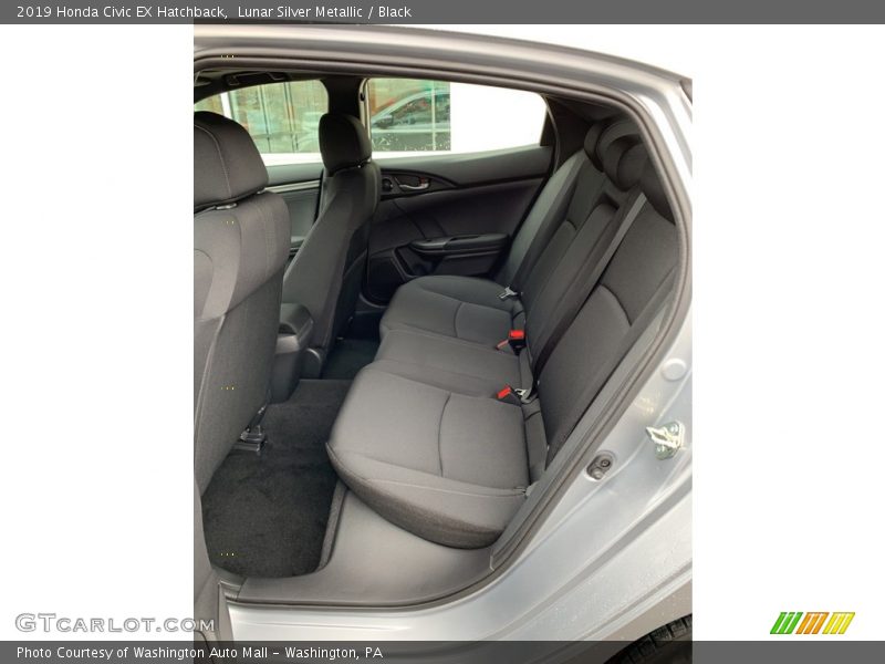 Lunar Silver Metallic / Black 2019 Honda Civic EX Hatchback