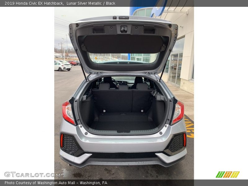 Lunar Silver Metallic / Black 2019 Honda Civic EX Hatchback