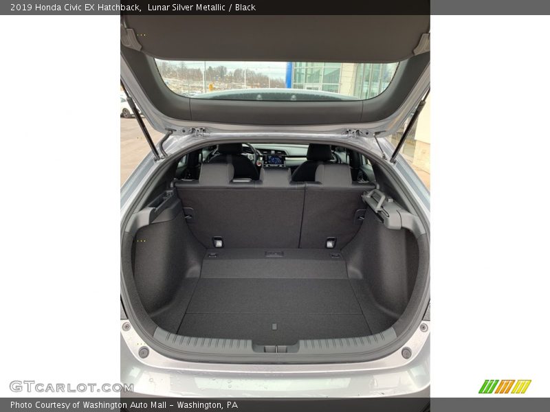 Lunar Silver Metallic / Black 2019 Honda Civic EX Hatchback