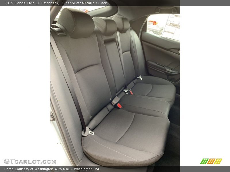 Lunar Silver Metallic / Black 2019 Honda Civic EX Hatchback